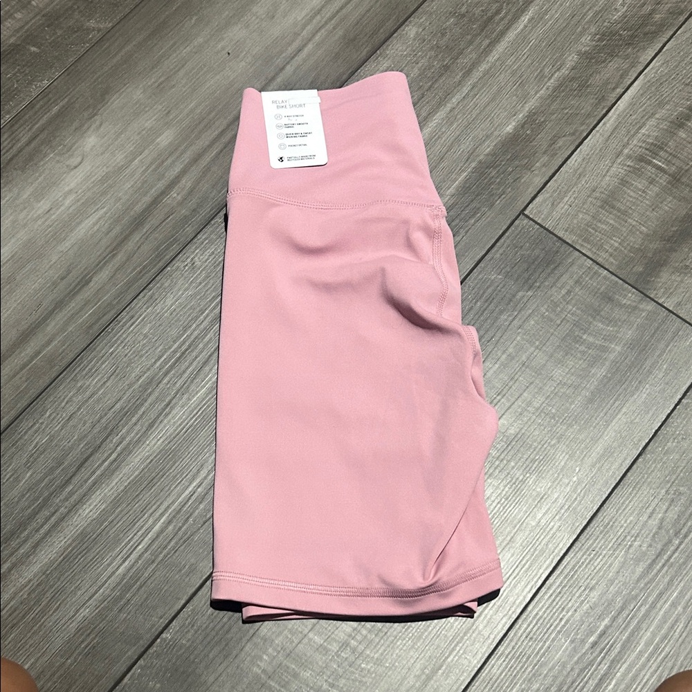 Pink High-Waisted Leggings